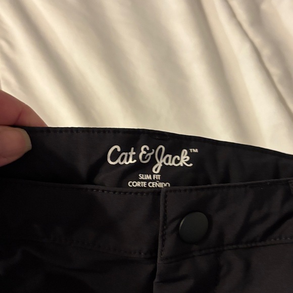 2 pairs - Black Uniform pants -size 16- Cat and Jack - Picture 3 of 5